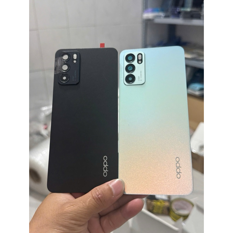 ฝาหลังซิงค์ Oppo Reno 6 5G ใหม่ + กระจกกล้อง (มีกาวในตัว)