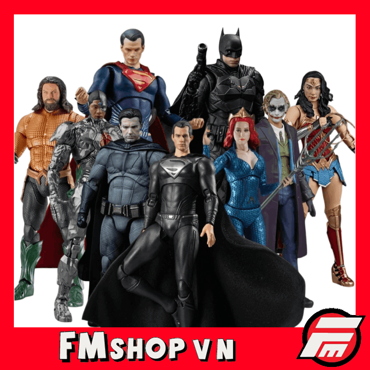 Fondjoy DC Batman/Superman/Wonder Woman Comic Superhero Figure Model