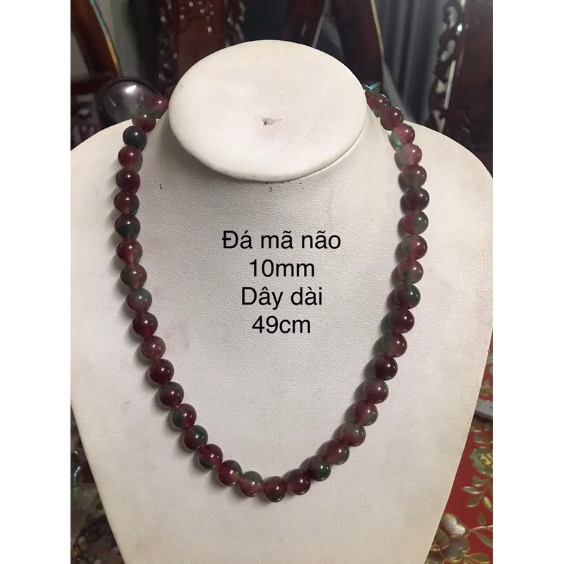 Agate STONE NECKLACE 10mm tk T37
