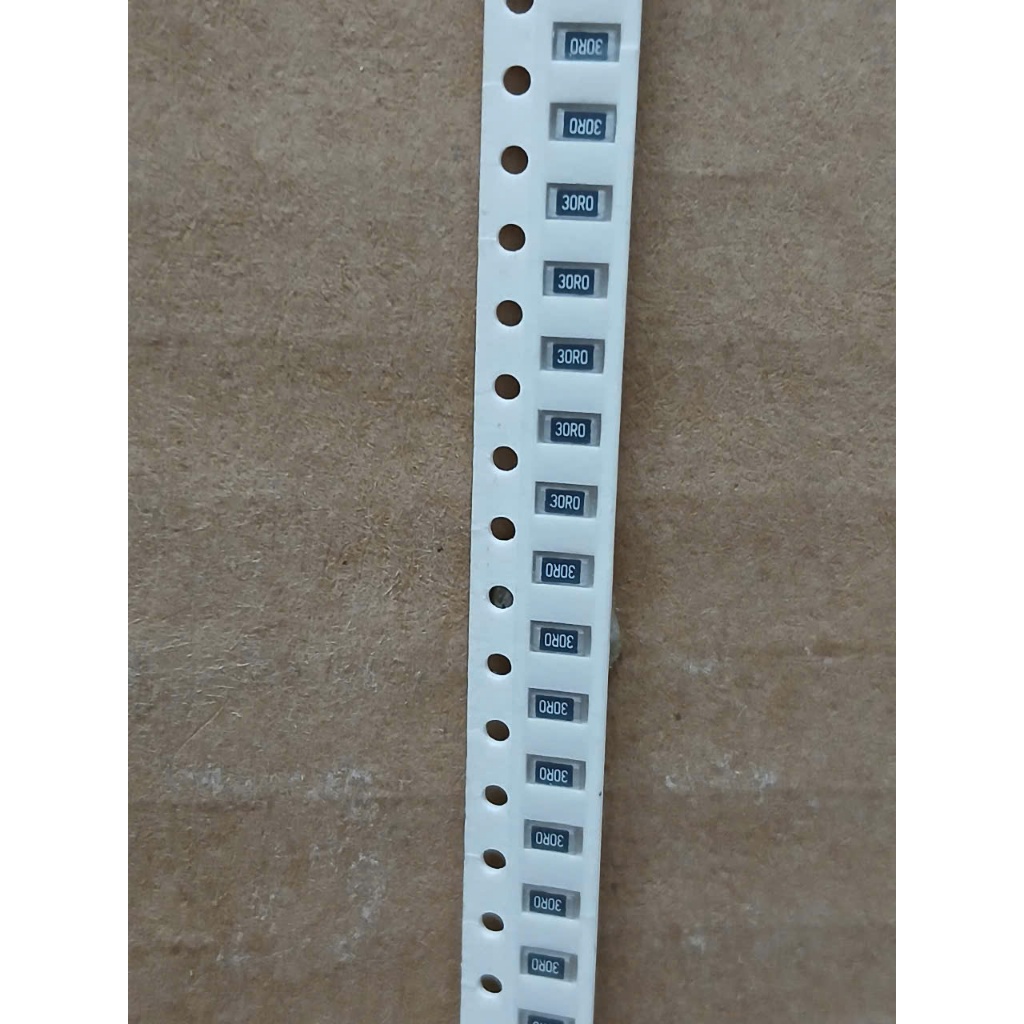 30R0 30Ω Paste Resistor ขนาด 1206 1/4W (100 ตัว)
