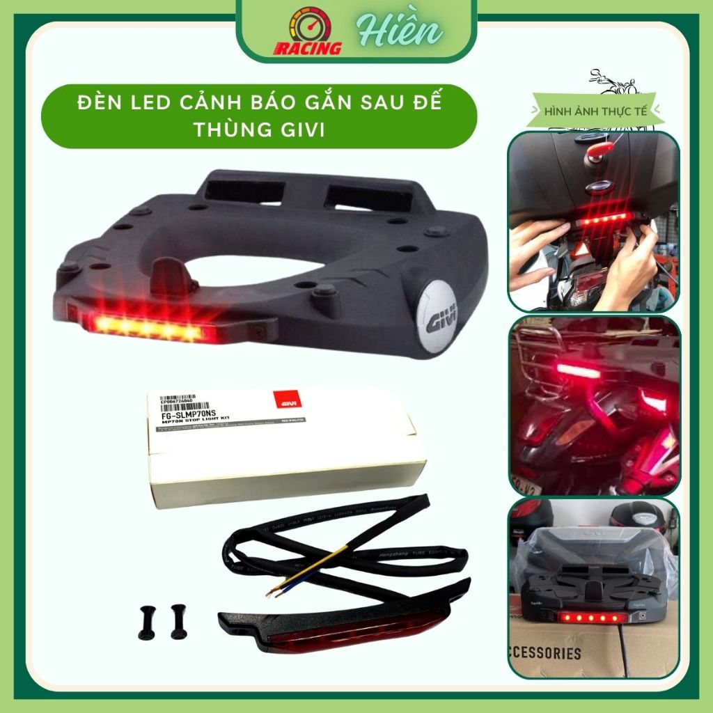Givi M5M- MP70 - ไฟท้ายหยุด MP60 เตือนหยุด Led ให้ความปลอดภัยติดตั้งฐานท้ายรถ Givi ของแท้
