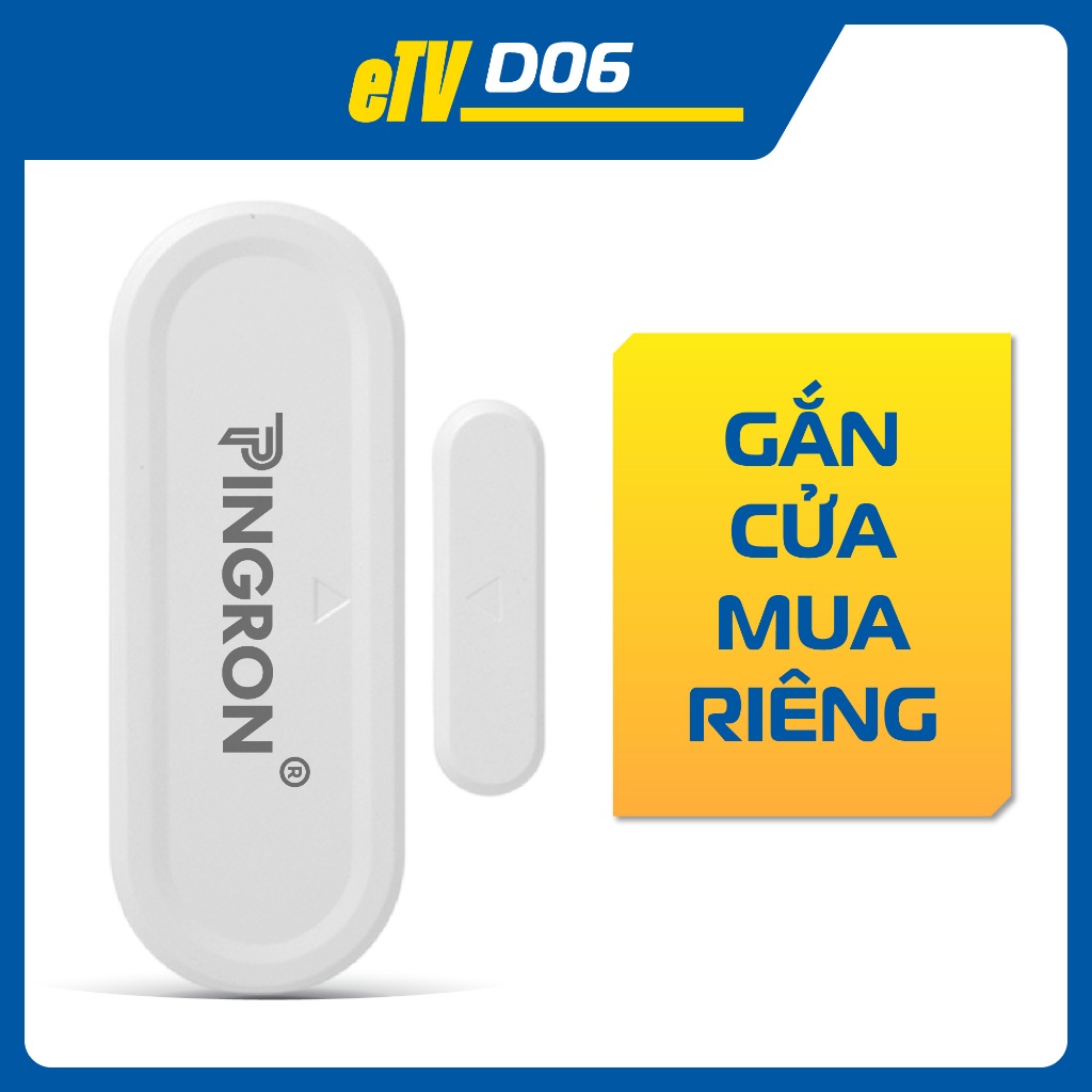 เซ็นเซอร์เปิดประตู, เซ็นเซอร์ประตูแม่เหล็กไร้สาย PINGRON PR-D02, PR-D06