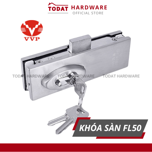 ล็อคประตูกระจกนิรภัย - รหัส FL50 สําหรับกระจก 10-12 มม.