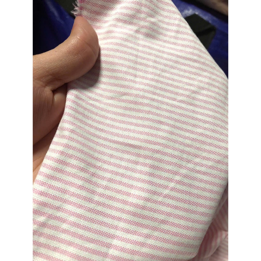 B488 - ผ้า Kate ลายทาง (1.6m x 1.5m) ไม่ยืด hard Form - ไม่มีผ้าม่าน