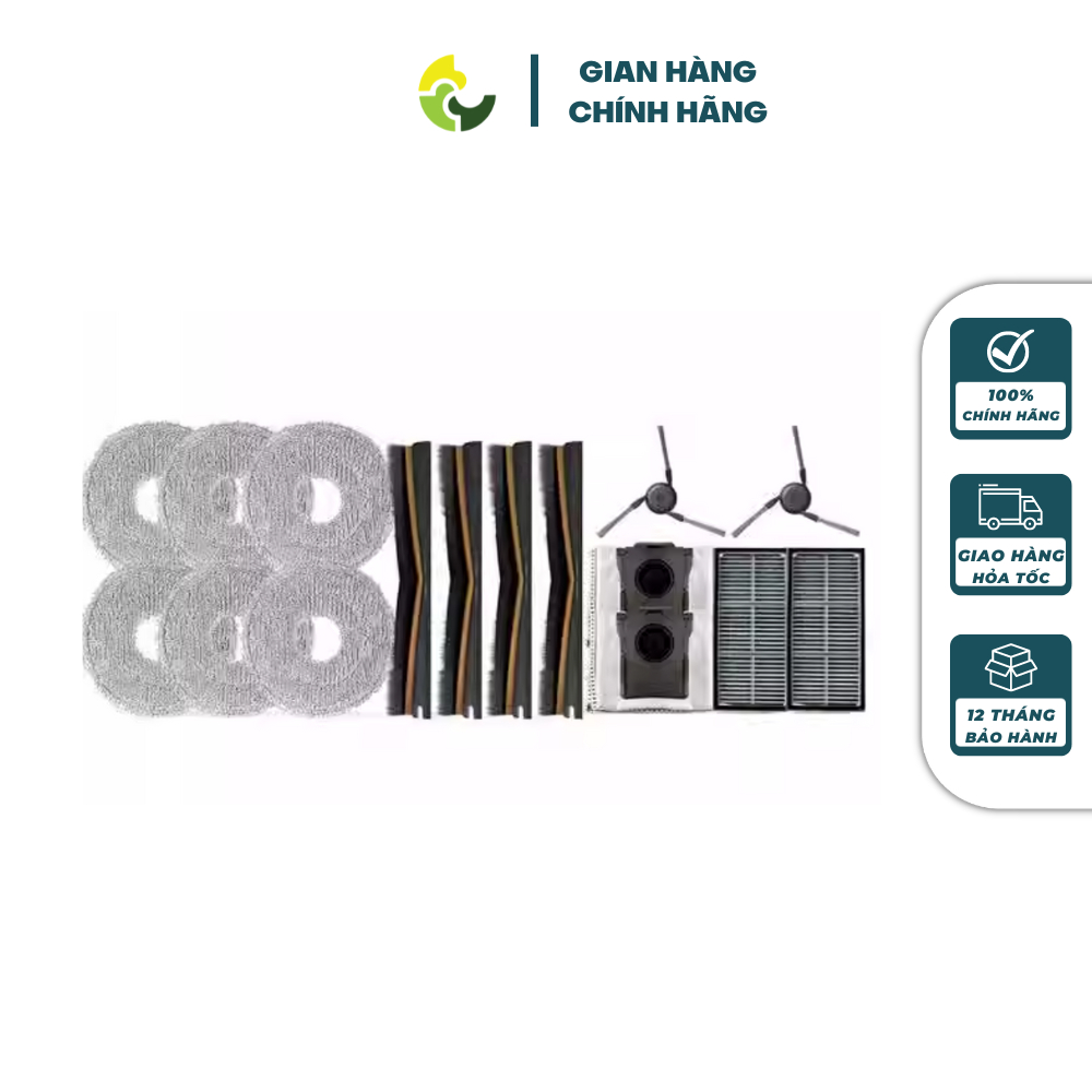 [X40 Ultra, L40 Ultra, S30 Pro Ultra, X40 Pro] ชุดอุปกรณ์เสริม Dreame ของแท้ - Option B