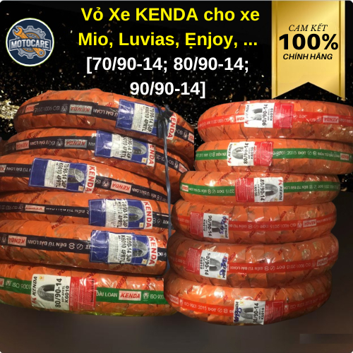 KENDA ยางแบบไม่มียางสําหรับ Mio, Luvias, ênjoy,... [70/90-14; 80/90-14; 90/90-14;100/90-14]