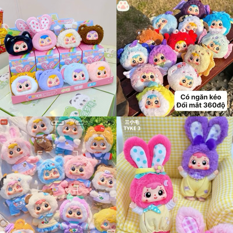 Blindbox BABYTHREE Little Tam Mao Samuel จาก Tyke, Rabbit / 12 Zodiac Signs / 12 Zodiac Animals / พว