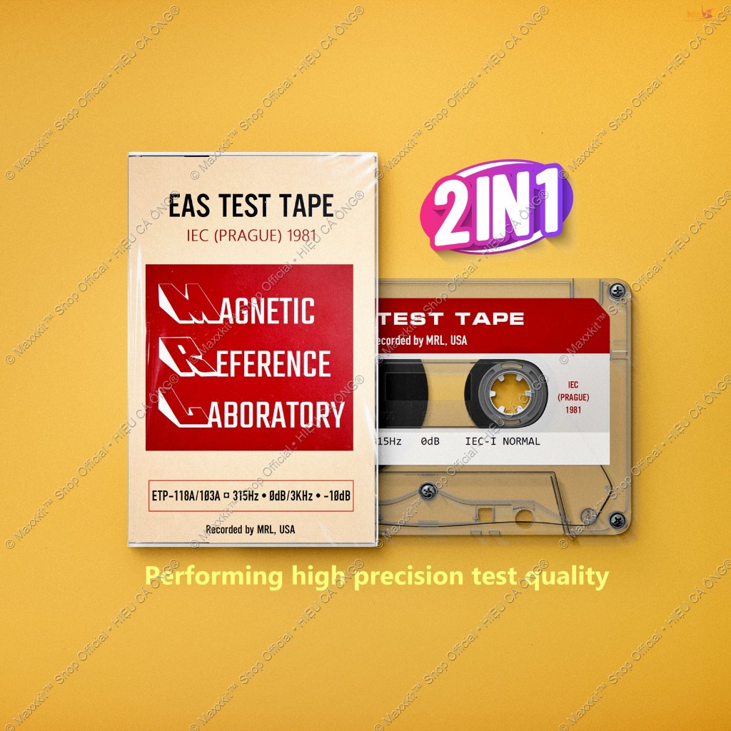 EAS TEST TAPE - 315Hz - 3000Hz / 3Khz • บันทึกในสหรัฐอเมริกา
