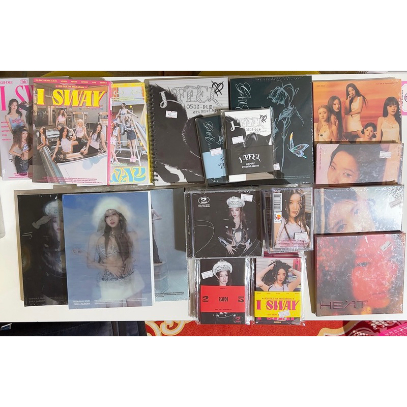 ALBUM (G)I-DLE - I Sway, ฉันรู้สึก, HEAT, อัลบั้ม GIDLE 2 คอลเลกชันปิดผนึกดั้งเดิม