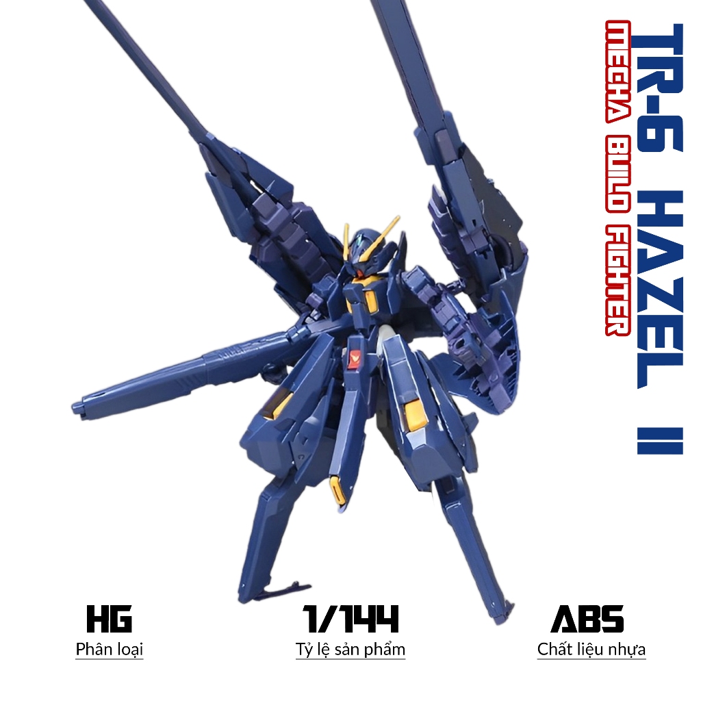 รุ่นประกอบ TR-6 Hazel II, HG 1/144 Mecha Fighter, โมเดลพลาสติก, ของเล่นปริศนา Mecha