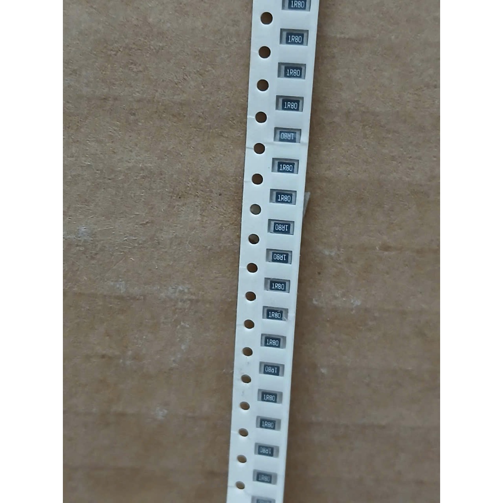 1R80 1.8Ω Paste Resistor ขนาด 1206 1/4W (100 ตัว)