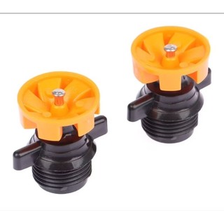 5 cái [ 5 CÁI ] Béc xoay 360 độ màu cam , béc tưới phủ , tưới rau màu hạt mịn đều , gắn ren 21 vào PVC 21 hoặc ra 27mm