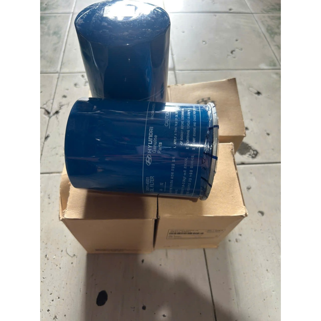 กรองน้ํามันรถบรรทุก Hyundai HD65, HD72, HD88, HD99, HD110S mighty II, HYUNDAI 2T5 3T5. ราคา 1 ชิ้น