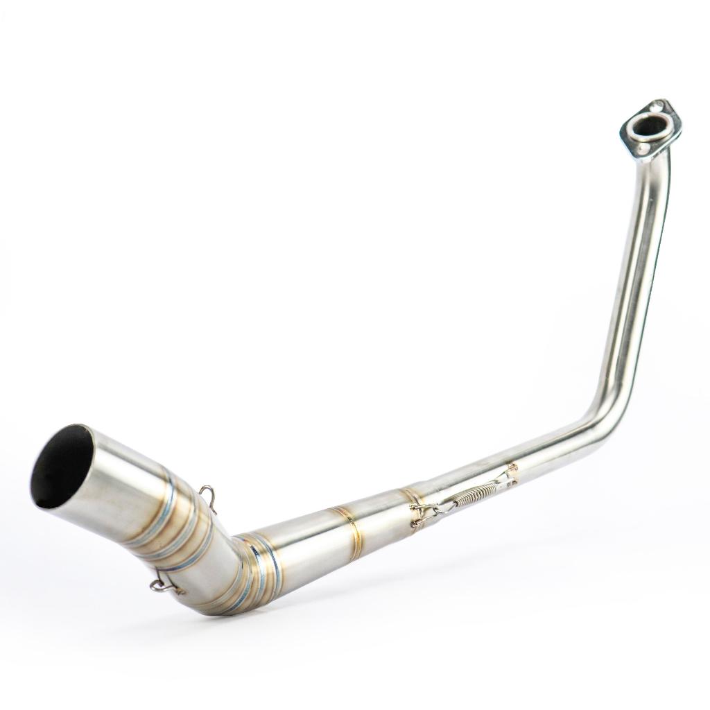 คุณภาพสูง Raider fi, Satria, GSX R150, GSX S150 Stainless Steel 304 ท่อร่วมไอเสียพร้อมการติดตั้งเดิม