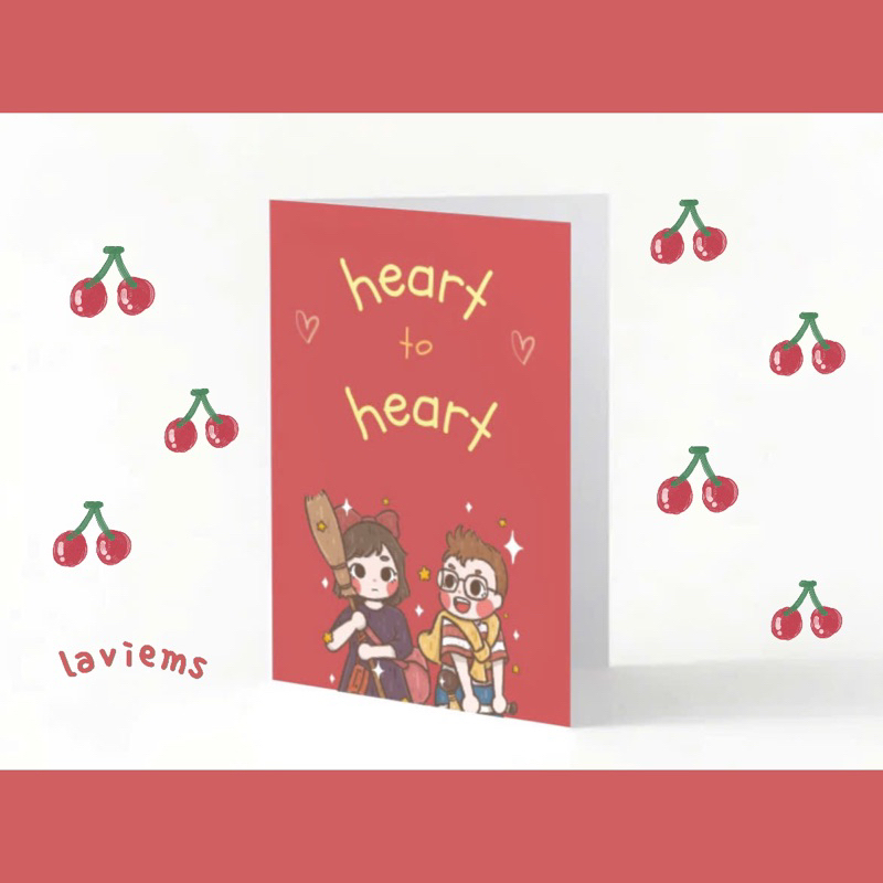 UNIQUE CUTE LOVER GIFT CARD WITH GHIBLI PRINT [รักใน Ghibli ]