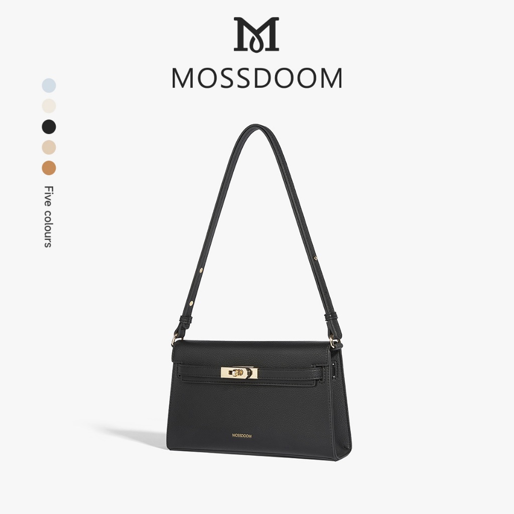 MOSSDOOM Junia Bag กระเป๋าสะพายดีไซน์เรียบหรู สีทึบ