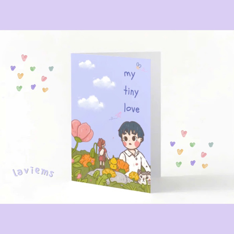 UNIQUE CUTE LOVER GIFT CARD WITH GHIBLI PRINT [รักใน Ghibli ]