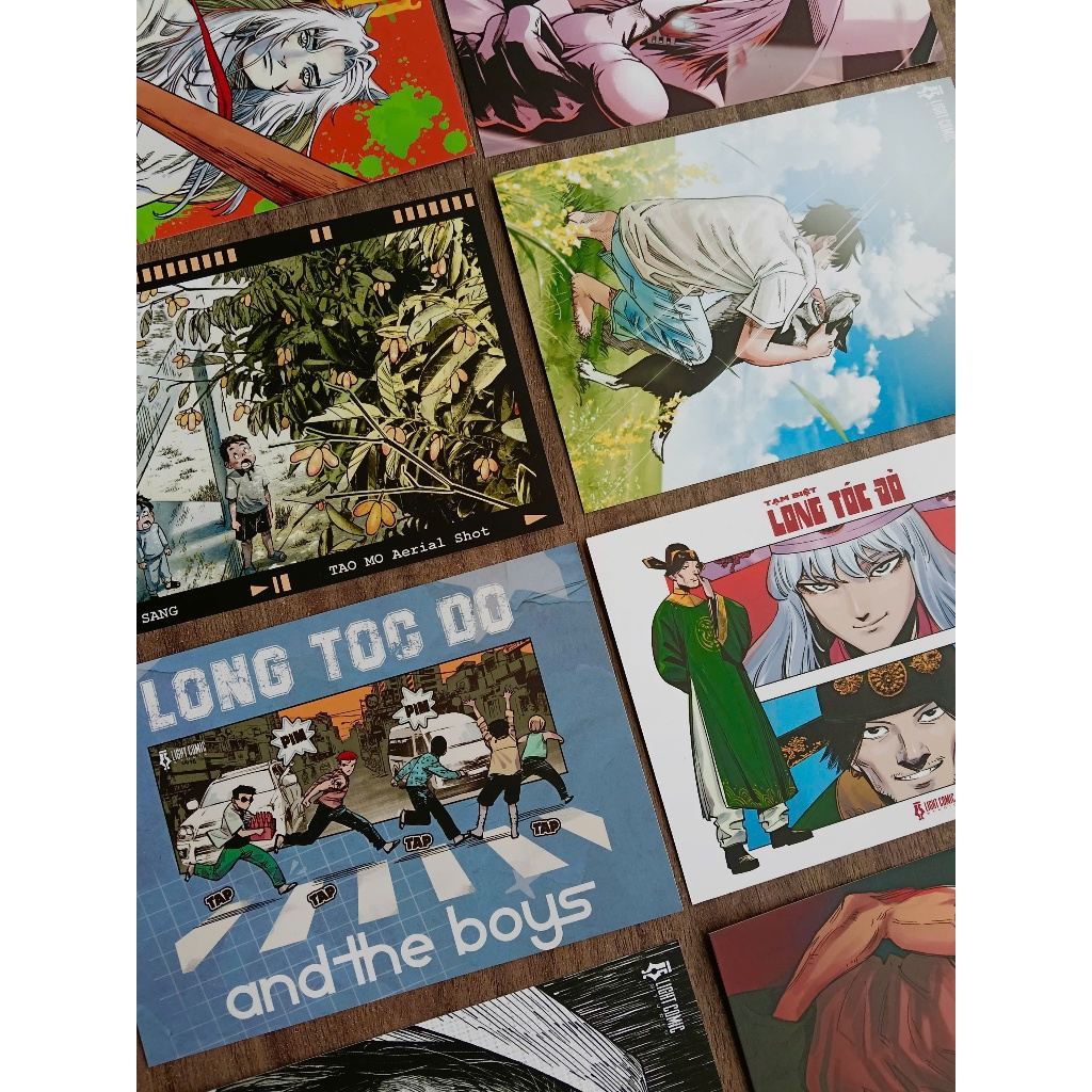 ARTPRINT A6 LightOn ภาพวาดเรื่องรายสัปดาห์ - การออกแบบ LIGHT COMIC VN Exclusive - SBOX ยาว ไฟ 13 ชั่