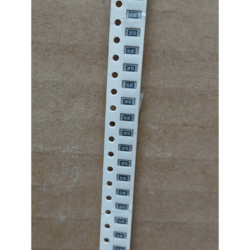 Paste Resistor 2R70 2.7Ω ขนาด 08805 1/8W (100 ตัว)
