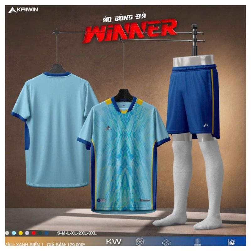 ชุดฟุตบอล Kaiwin Winer Blue