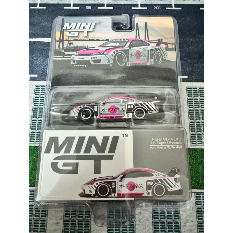 [CHASE] MiniGT Nissan S15 LB-Super Silhouette Auto Finess SENMA 2023 รถโมเดล