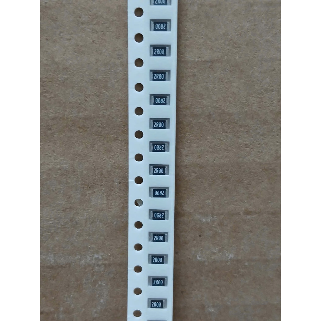 Paste Resistor 2R00 2R 2Ω ขนาด 08805 1/8W (100 ตัว)