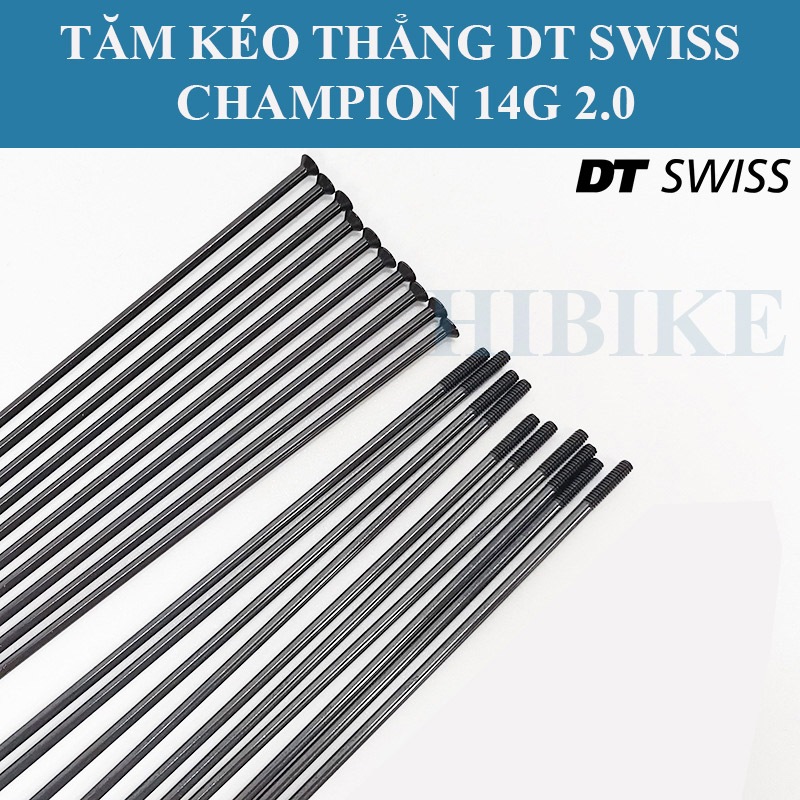 DT SWISS Champion 14G 2.0 ไม้จิ้มฟันจักรยานแบบดึงตรง