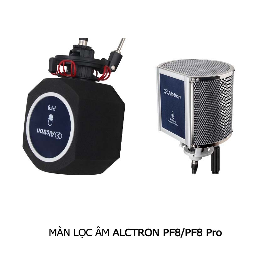 Alctron PF8/PF8 Pro ตัวกรองเสียงรอบทิศทาง, ป้องกันเสียงสะท้อน, ป้องกันเสียงรบกวน