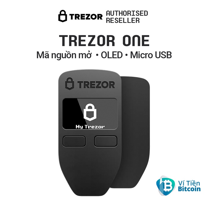 Trezor One Cold Wallet - ตัวแทนจําหน่ายที่ได้รับอนุญาตอย่างเป็นทางการของ TREZOR