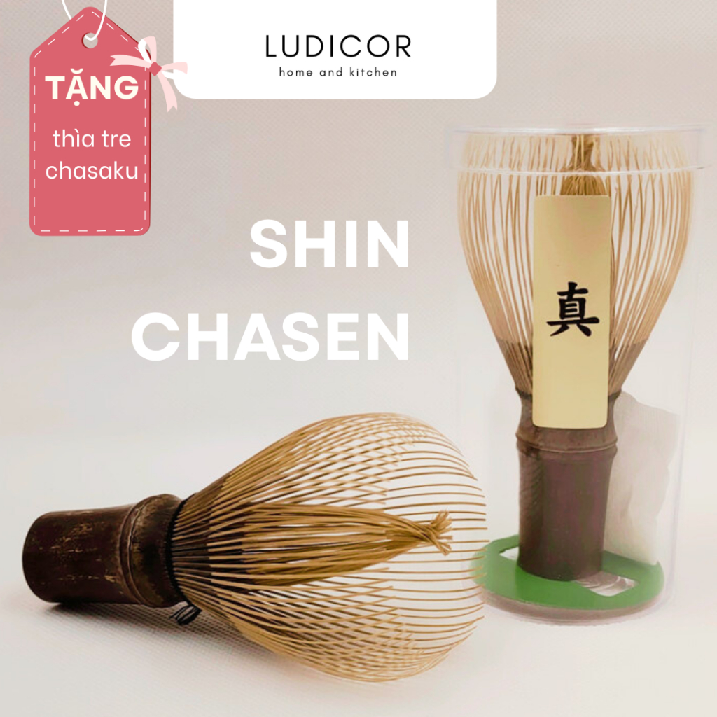 Shin Chasen Premium Handmade Matcha Brush, แปรงมัทฉะ Chasen แบบดั้งเดิม