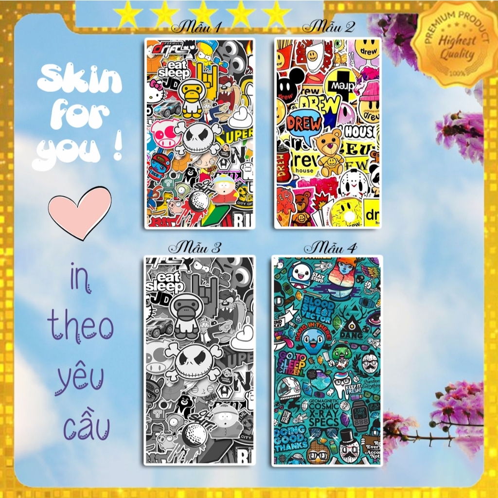 สติ๊กเกอร์พิมพ์ลาย Backpackbomb (MESSAGE MACHINE NAME FOR SHOP)