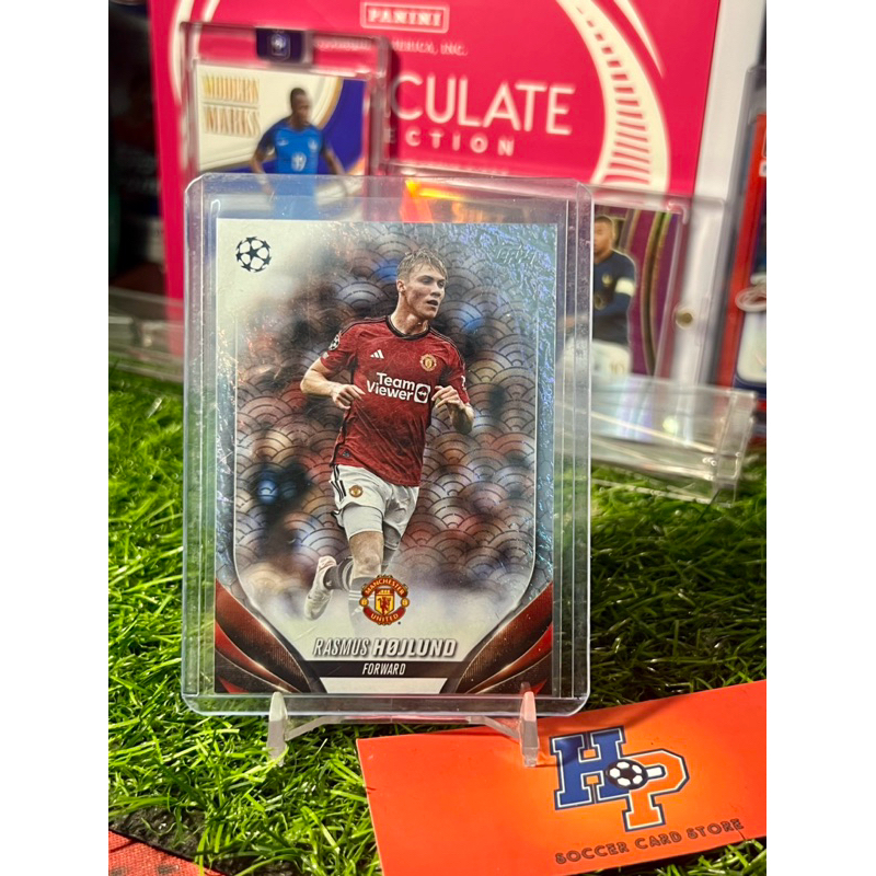 การ์ดฟุตบอล Rasmus Hojlund /99 Topps UCC 2023/24