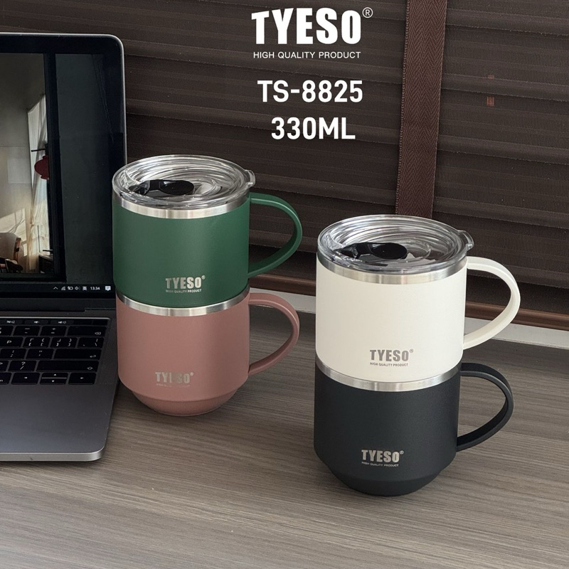 [ของแท้] Tyeso Thermos Cup with Handle 330ml