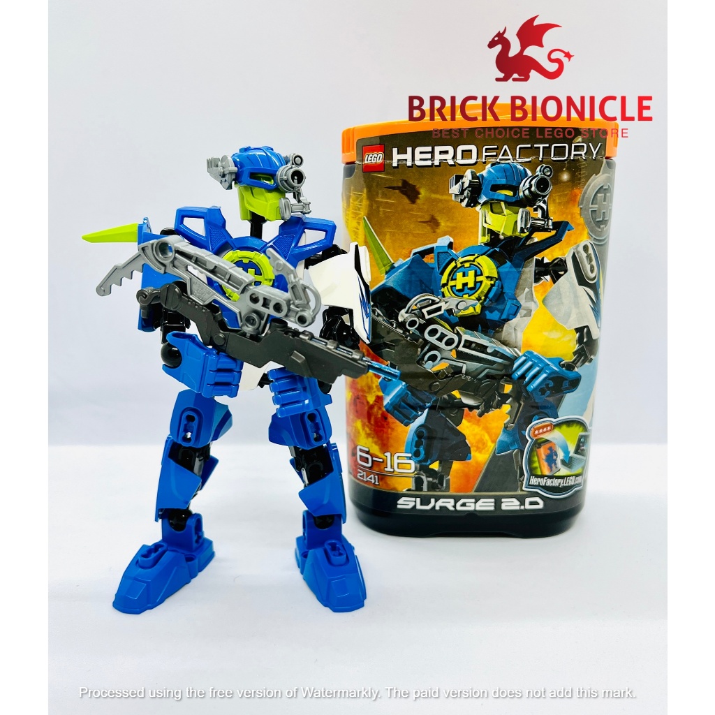 VINTAGE HERO FACTORY - HERO FACTORY ASSEMBLY TOY - 2141 Surge 2.0