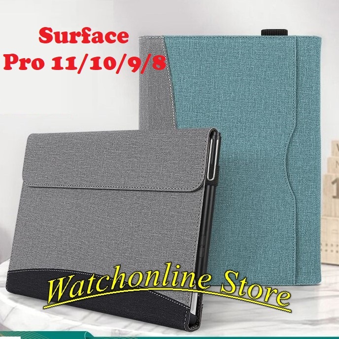 เคสหนังป้องกันสองด้านสําหรับ Surface Pro 11/10/9/8 Pro 8, Pro9, Pro10, Pro 11