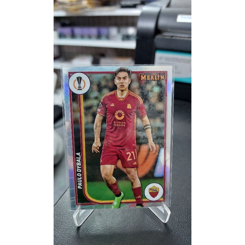 การ์ดฟุตบอล H697 Dybala As Roma Topps Merlin 23/24