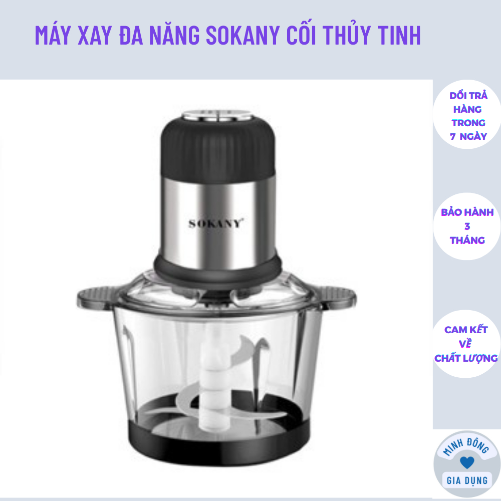 Sokany เครื่องปั่นมัลติฟังก์ชั่น โถแก้ว 2 ลิตร เครื่องปั่นมัลติฟังก์ชั่น - กําลังไฟและยูทิลิตี้สําหร