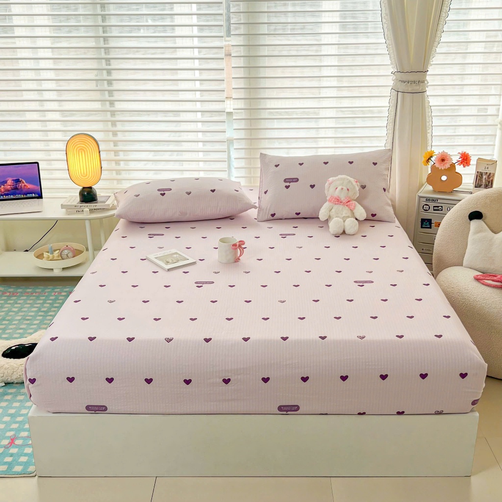 2025- SET OF 3 BAMBOO BEDDINGS (1 แผ่น + ฝาครอบ PILLOW 2 ชิ้น) - 2025