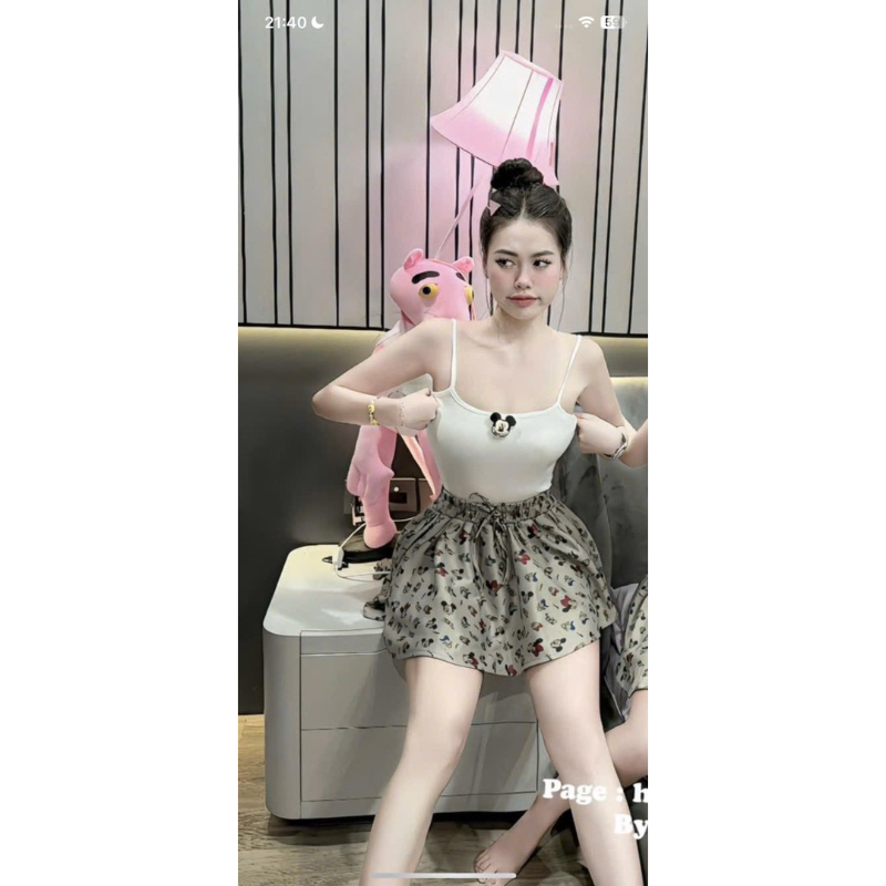 N181 กระโปรงมิกกี้น่ารัก