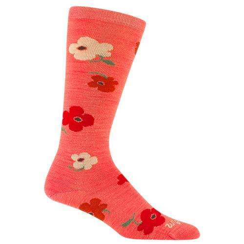 Wigwam Merino Wool Womens Long Warm, Anti-Slip Floral Socks Size MD 24 – 26.5CM ของแท้