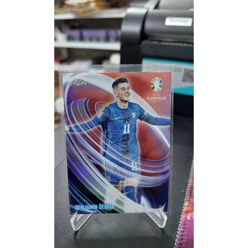 การ์ดฟุตบอล H762 Sesko Slovenia Topps Euro 2024