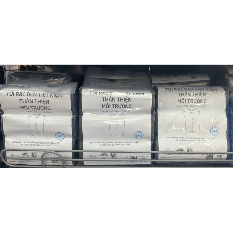 Choice L ถุงขยะดําคละขนาด 1กก