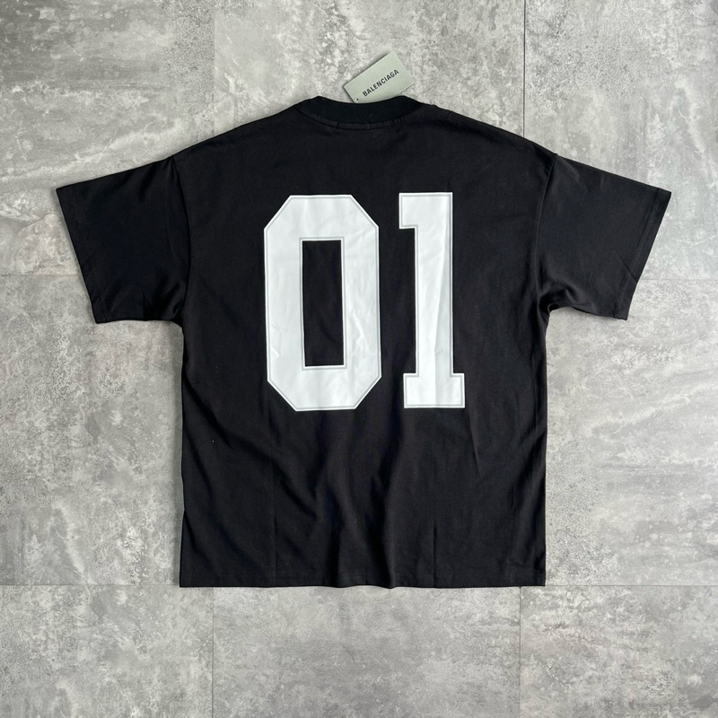 เสื้อยืดแขนสั้น Unisex Bale 01 B3273 Buivintage เต็มไปด้วยงานปักหนังคุณภาพสูง over-fit ราคา ถูกที่สุด ดีลบีเคเค แกลเลอรีภาพที่ 3