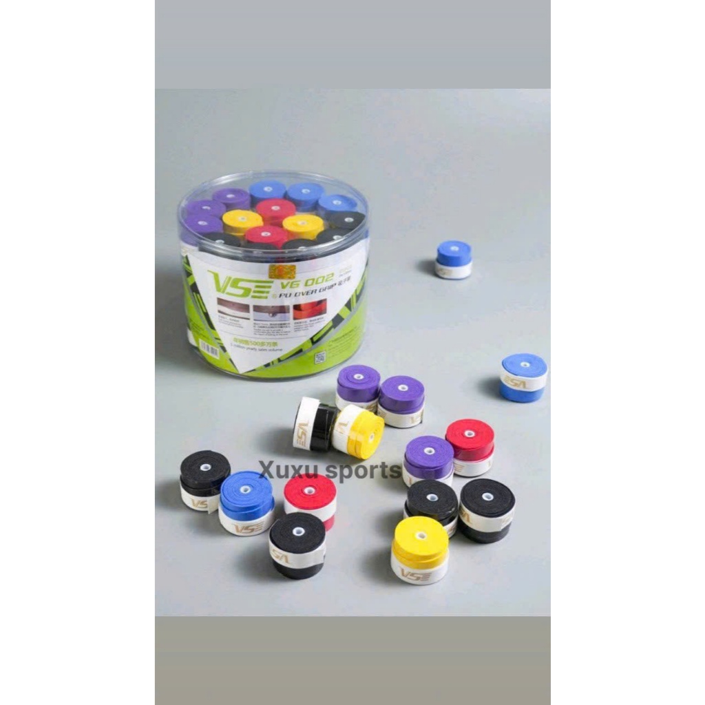 Combo 5 ชิ้น VS Grips, Grip, Smooth สําหรับแบดมินตัน, Pickleball, Tennis