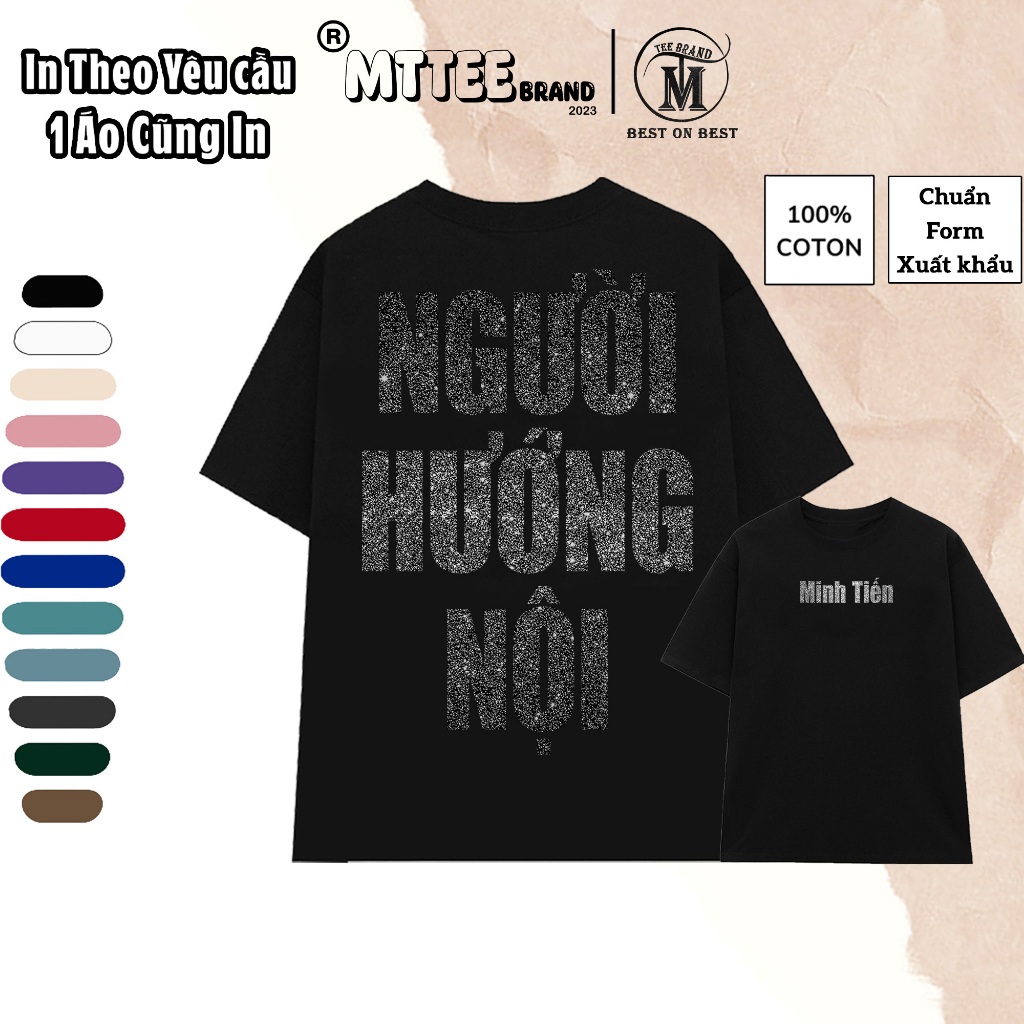 เสื้อยืดสําหรับผู้แนะนําและคนต่างประเทศ Km Tuyen cotton เสื้อยืดตลกแบรนด์ท้องถิ่น MTTee