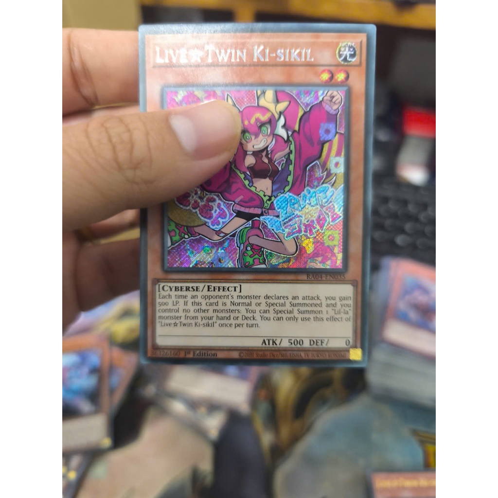 [Yugioh Funny Shop] การ์ด LiveTwin Ki-sikil 1 ใบ - RA04-EN035