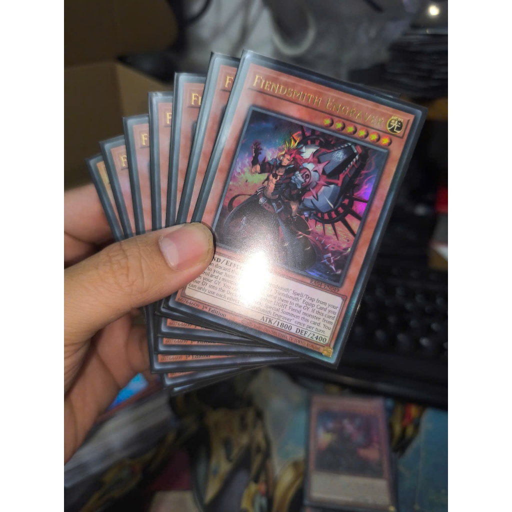[Yugioh Funny Shop] การ์ดแกะสลัก Fiendsmith 1 ใบ - RA04-EN049