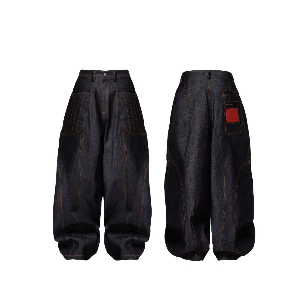 RVB Voyage กางเกงยีนส์ขากว้าง Unisex