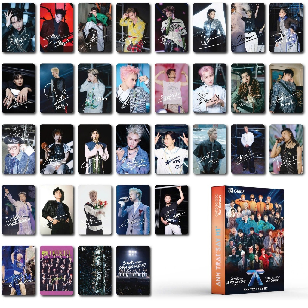 Ver.Concert BROTHERS SAY HI Never Say Goodbye Corner Card 33 รูปภาพพร้อมลายเซ็น - Say Hi Photocard B