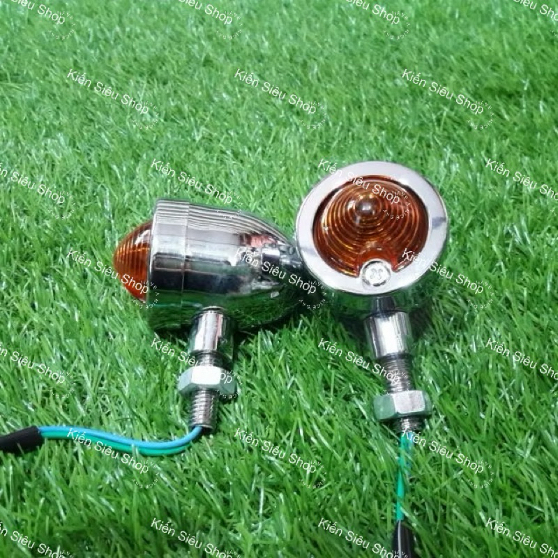 ไฟเลี้ยว cafe racer เม็ดไก่ขัดเงา (1 คู่) - การปรับแต่ง cafe racer, GD110,GN125,Hussky125,67,CD,